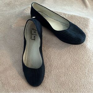 French Sole Sloop navy ballet flats